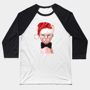 Christmas Sphynx Baseball T-Shirt